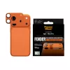 Kameransuojus PanzerGlass Fender iPhone 17 Pro — silikoni, Cosmic Orange, naarmu- ja iskunkestävä