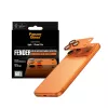 Kameransuojus PanzerGlass Fender iPhone 17 Pro — silikoni, Cosmic Orange, naarmu- ja iskunkestävä