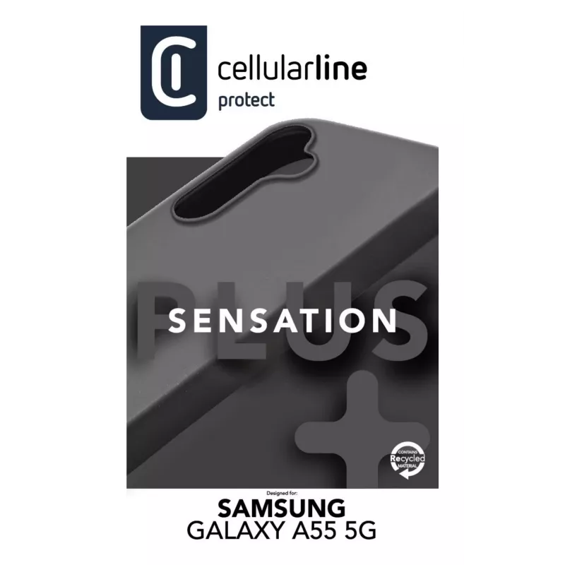 Cellularline Sensation+ - Galaxy A55 5G soft-touch-silikonikuori
