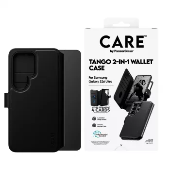 PanzerGlass CARE™ by ® Tango 2-in-1-lompakkokotelo Qi Samsung Galaxy S26 Ultra