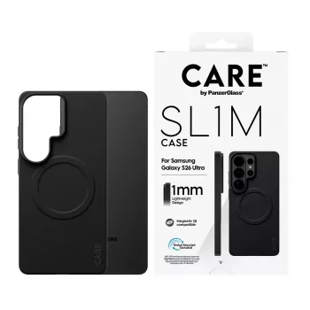 Suojakotelo PanzerGlass CARE SL1M Samsung Galaxy S26 Ultralle, musta