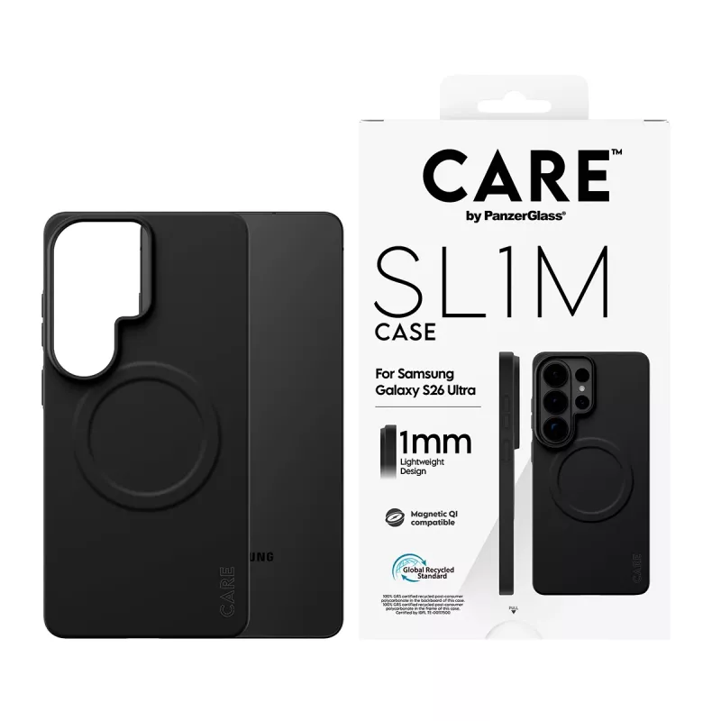 Suojakotelo PanzerGlass CARE SL1M Samsung Galaxy S26 Ultralle, musta