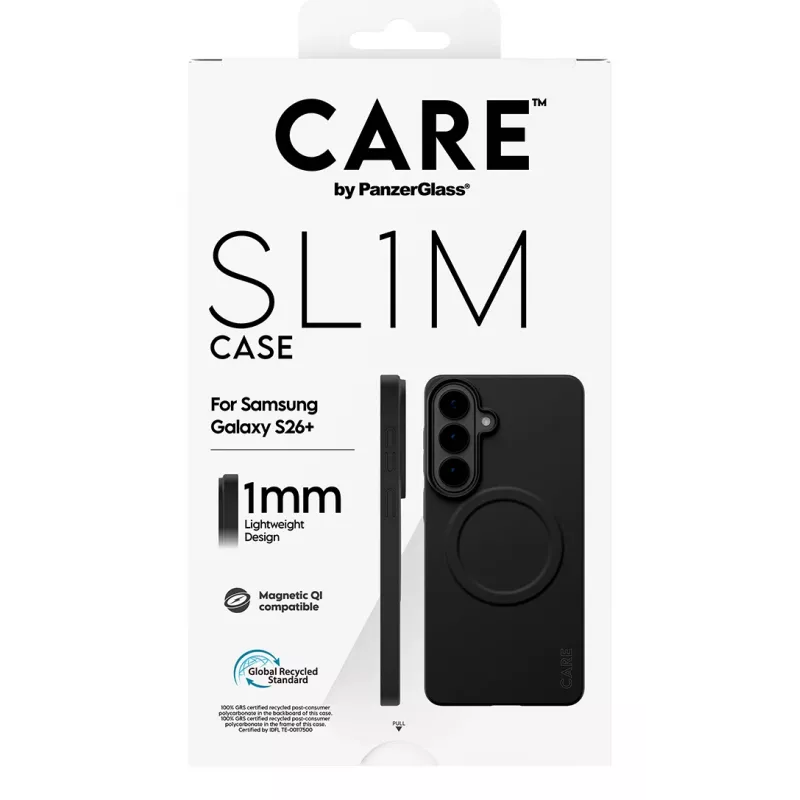 Suojakotelo PanzerGlass CARE SL1M Samsung Galaxy S26+:lle musta (CR06231)