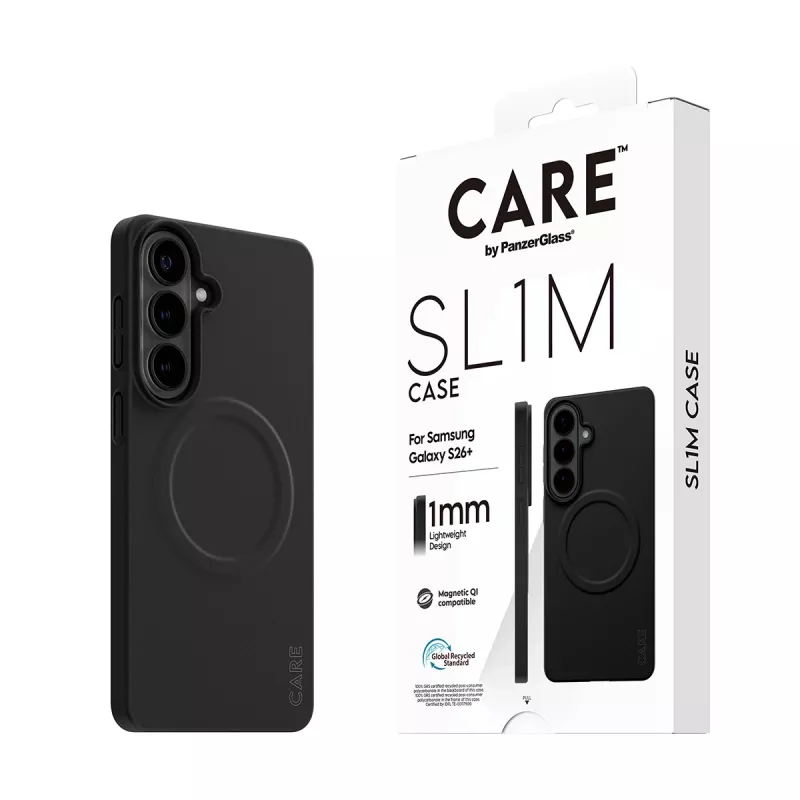 Suojakotelo PanzerGlass CARE SL1M Samsung Galaxy S26+:lle musta (CR06231)