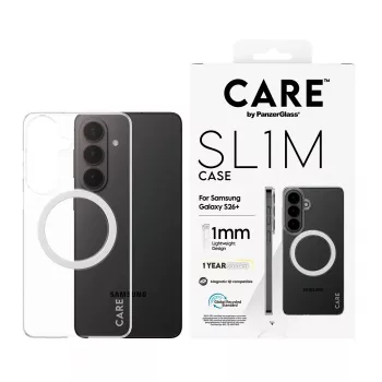 PanzerGlass CARE™ SL1M läpinäkyvä suojakotelo Qi Samsung Galaxy S26+ (6,7 inch)