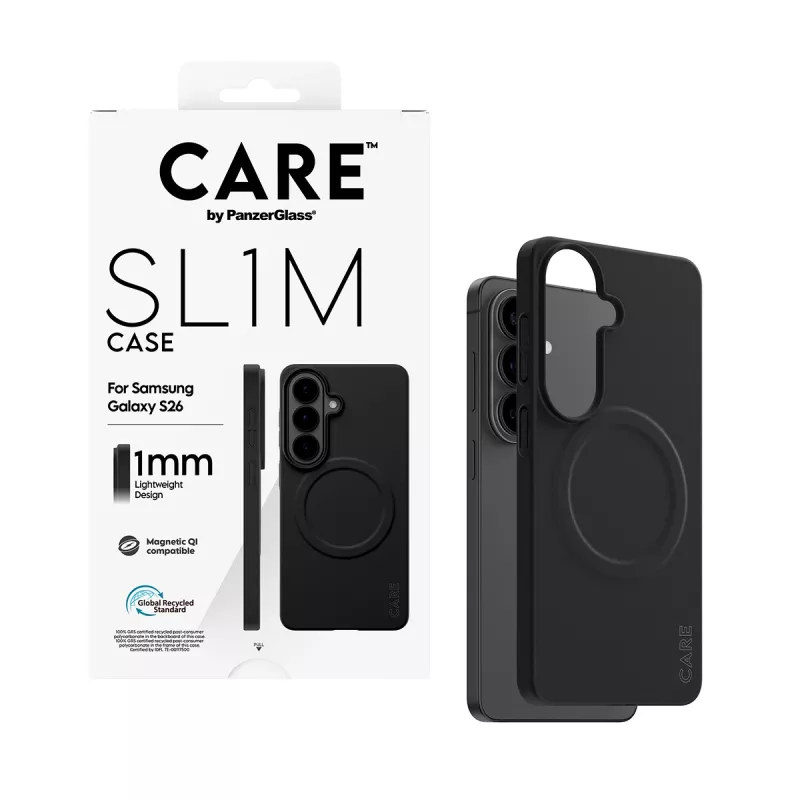 Suojakotelo PanzerGlass CARE SL1M Samsung Galaxy S26, musta