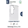 Cellularline Clear Protect - Galaxy S26 kova kotelo kumireunoilla