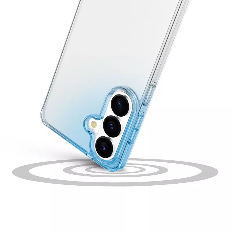 Cellularline Clear Protect - Galaxy S26 kova kotelo kumireunoilla