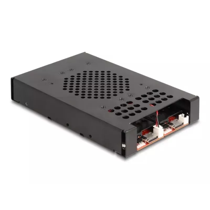 HDD Cage DeLOCK 47070 rack-yhteensopiva metalli 100 mm leveys