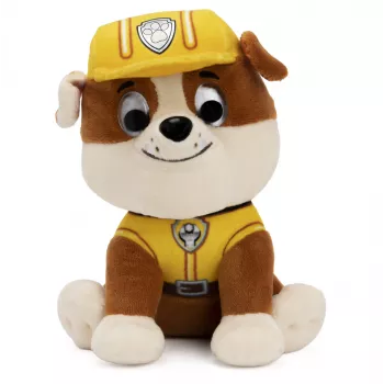 PAW Patrol GUND virallinen Rubble rakennustyöläisen univormussa pehmolelu, pehmolelu yli 1-vuotiaille, 15 cm