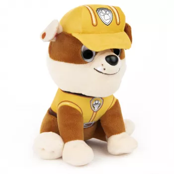 PAW Patrol GUND virallinen Rubble rakennustyöläisen univormussa pehmolelu, pehmolelu yli 1-vuotiaille, 15 cm
