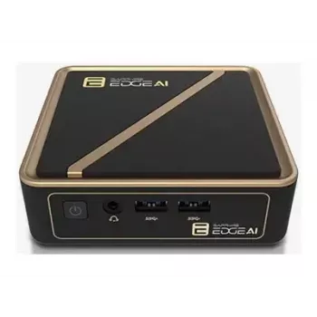 Mini-PC-barebone Sapphire EDGE AI 340 DDR5-muistituella ja HDMI-lähdöllä