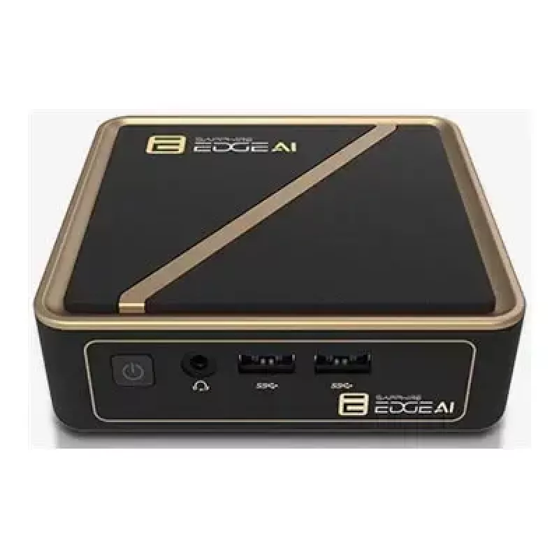 Mini-PC-barebone Sapphire EDGE AI 340 DDR5-muistituella ja HDMI-lähdöllä