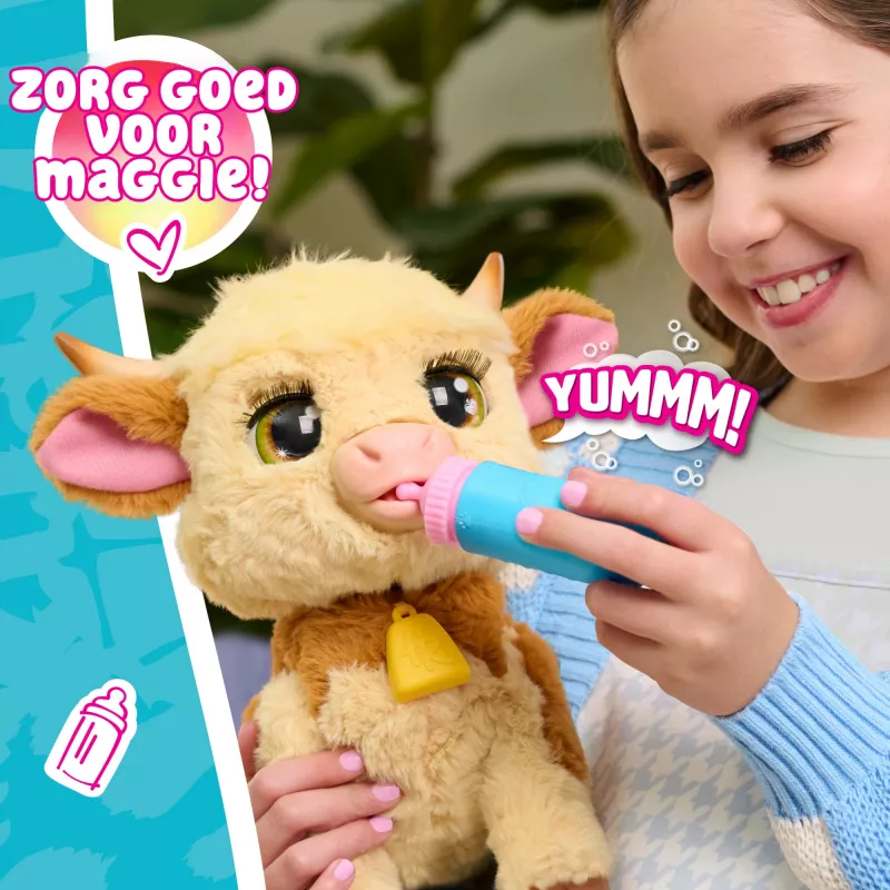 Just Play FurReal Maggie, lehmä, 4 vuosi/vuotta, interaktiivinen, AA, paristot sisältyvät