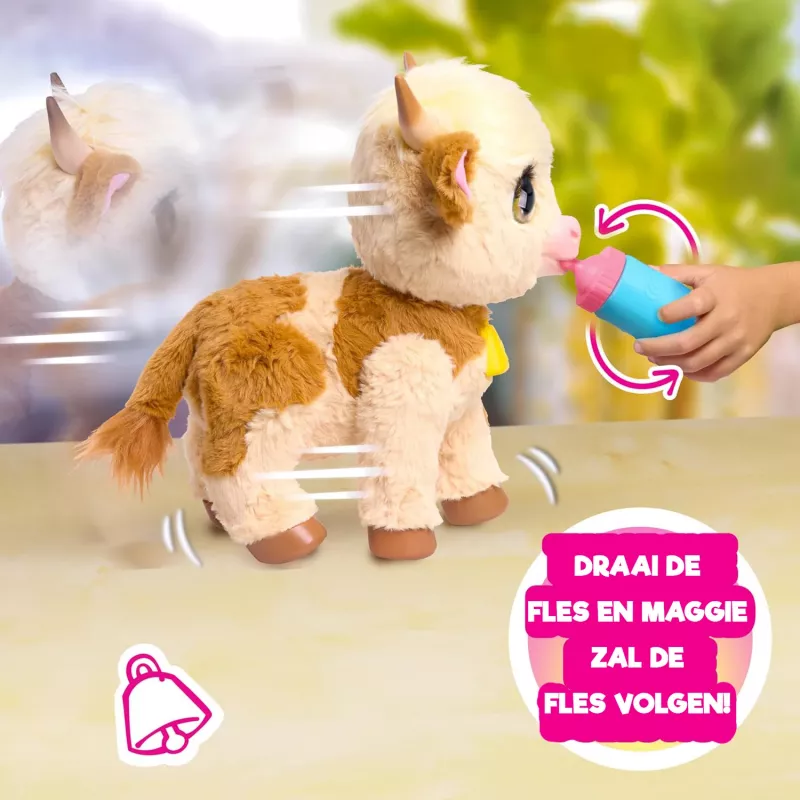 Just Play FurReal Maggie, lehmä, 4 vuosi/vuotta, interaktiivinen, AA, paristot sisältyvät
