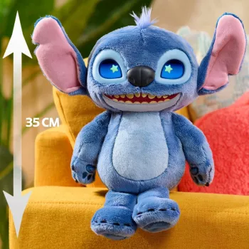 Just Play Disney Stitch – Many Moods Stitch, hahmo, 3 vuosi/vuotta, interaktiivinen, äänellä, AA