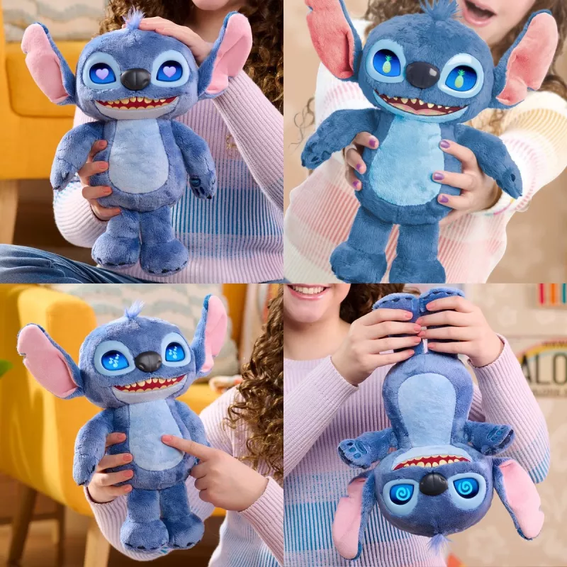 Just Play Disney Stitch – Many Moods Stitch, hahmo, 3 vuosi/vuotta, interaktiivinen, äänellä, AA