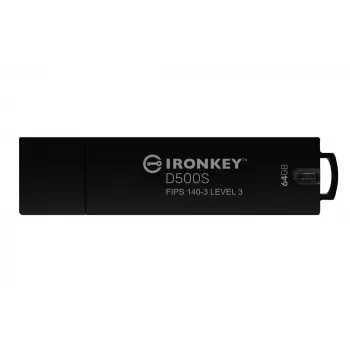 USB-muistitikku Kingston Technology IronKey 64GB D500S FIPS 140-3 AES-256