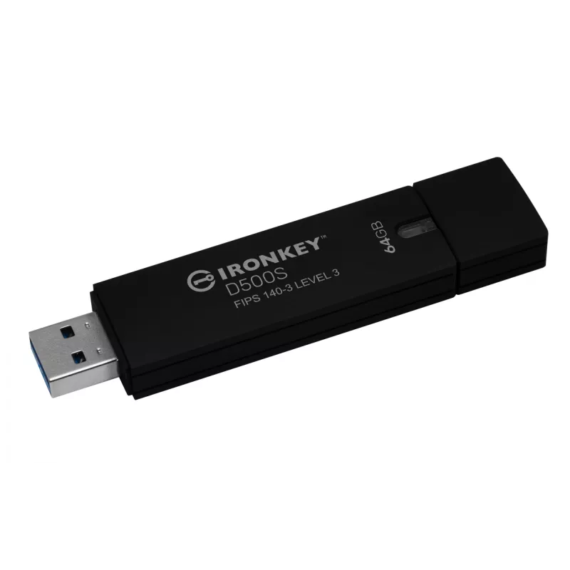 USB-muistitikku Kingston Technology IronKey 64GB D500S FIPS 140-3 AES-256