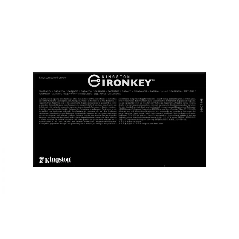 USB-muistitikku Kingston Technology IronKey 64GB D500S FIPS 140-3 AES-256