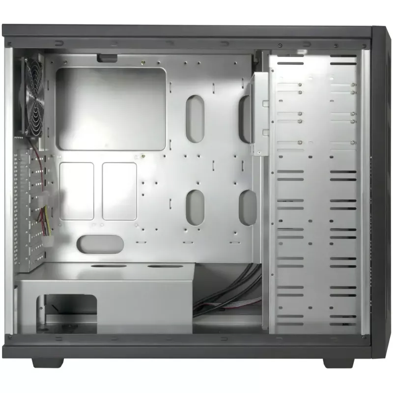 Tietokonekotelo INTER-TECH 88887382 Micro Tower musta — Micro Tower, tukee ATX/EATX/SSI EEB/Micro ATX/Mini-ITX, 7×3,5 inch paikkaa, 2×2,5 inch paikkaa, 10×5,25 inch paikkaa, 2×USB 3.2 Gen1