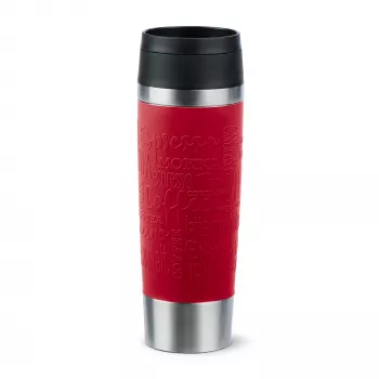 EMSA Travel Mug Classic N2022200 matkamuki 500 ml musta, punainen, ruostumaton teräs ruostumaton teräs