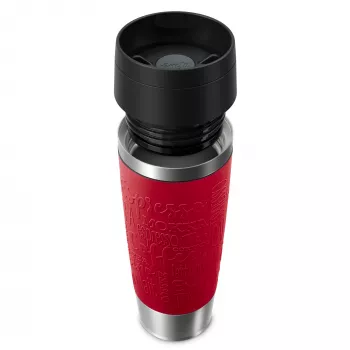 EMSA Travel Mug Classic N2022200 matkamuki 500 ml musta, punainen, ruostumaton teräs ruostumaton teräs