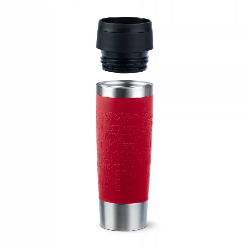 EMSA Travel Mug Classic N2022200 matkamuki 500 ml musta, punainen, ruostumaton teräs ruostumaton teräs