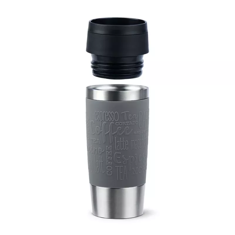 EMSA Travel Mug Classic 360 ml harmaa ruostumaton teräs -matkamuki