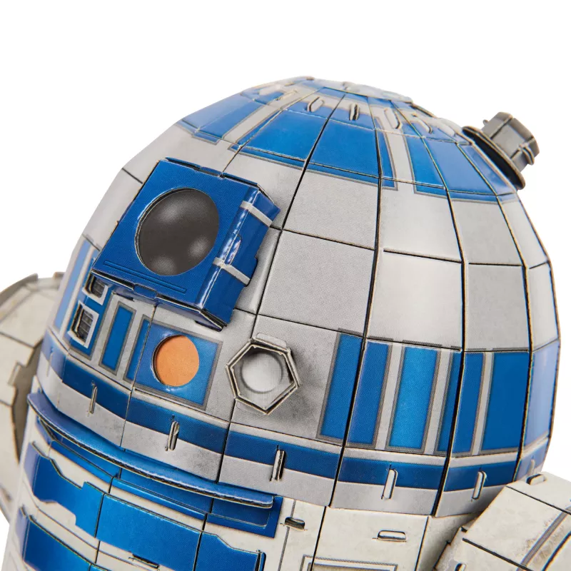 4D Build, Star Wars R2-D2 pahvimallirakennussarja 201 osaa | Star Wars lelu työpöytäkoriste | rakennuslelu | 3D-mallirakennussarjat aikuisille ja nuorille 12-vuotiaasta alkaen