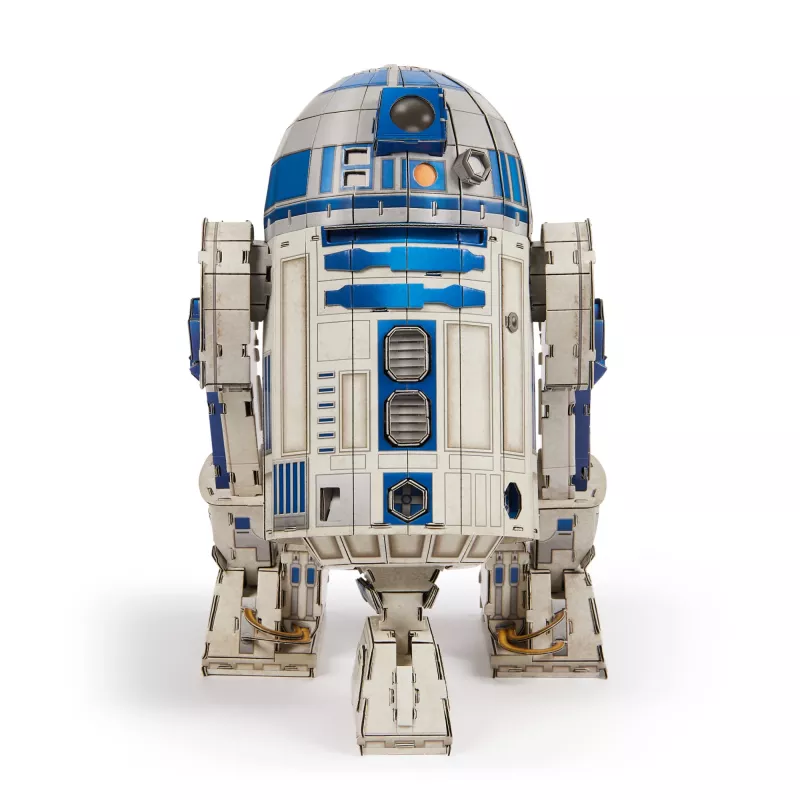 4D Build, Star Wars R2-D2 pahvimallirakennussarja 201 osaa | Star Wars lelu työpöytäkoriste | rakennuslelu | 3D-mallirakennussarjat aikuisille ja nuorille 12-vuotiaasta alkaen