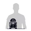 4D Build, Star Wars R2-D2 pahvimallirakennussarja 201 osaa | Star Wars lelu työpöytäkoriste | rakennuslelu | 3D-mallirakennussarjat aikuisille ja nuorille 12-vuotiaasta alkaen