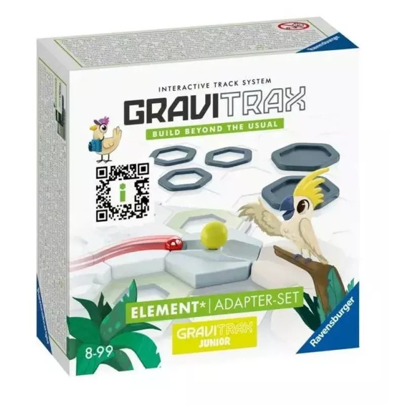 Laajennusadapterisarja Ravensburger GraviTrax 27532 ratarakenteluun