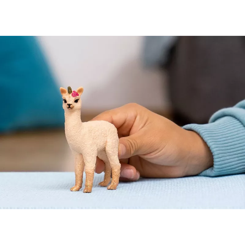 Figuuri Schleich BAYALA laama-yksisarvisen varsa, ruskea, yli 5-vuotiaille