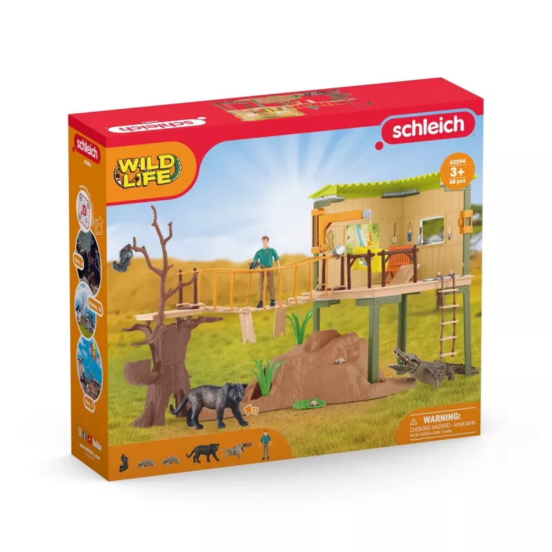 Zoo schleich WILD LIFE rangern seikkailuasema monivärinen 3-8 vuotta