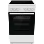 Gorenje GEC5A21WG vapaasti seisova liesi sähkö keraaminen keittotaso valkoinen