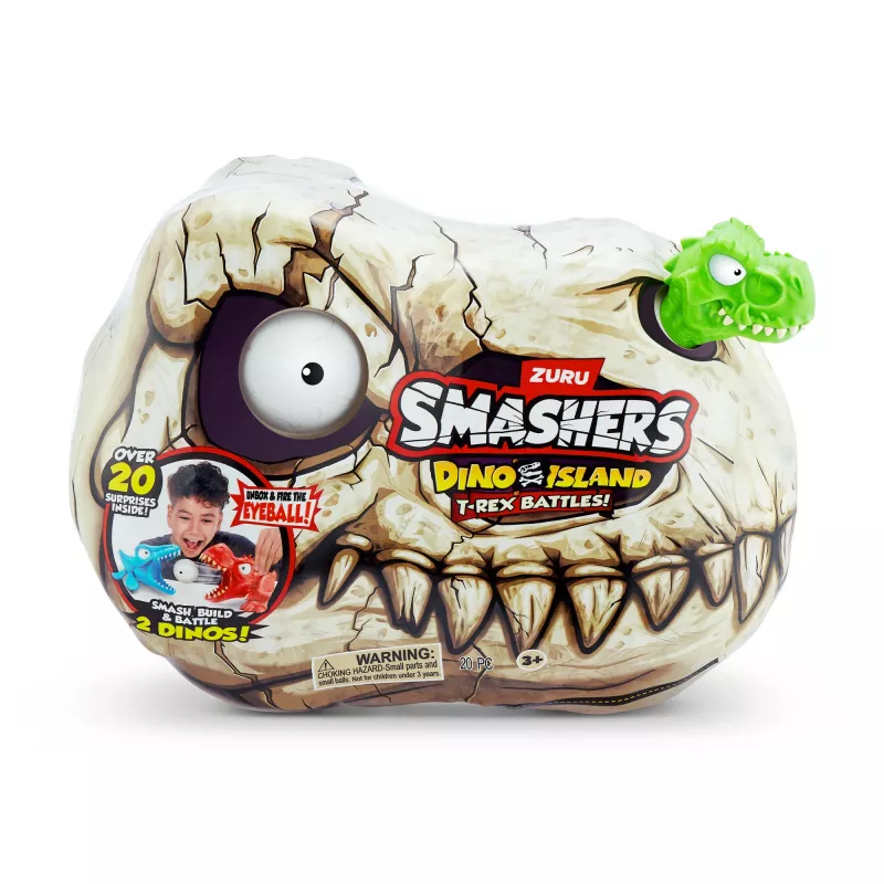 Zuru Smashers T‑Rex Battles -pelihahmo – keräiltävä dinosaurustoimintahahmo, lajitellut mallit