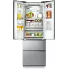 Hisense RF632N4WIE side-by-side-jääkaappi vapaasti seisova 485 L harmaa, ruostumaton teräs