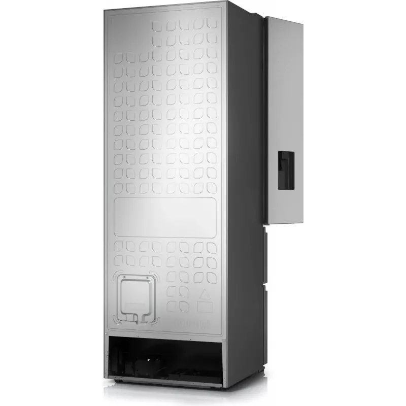 Hisense RF632N4WIE side-by-side-jääkaappi vapaasti seisova 485 L harmaa, ruostumaton teräs
