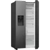 Hisense RS5P535NTFE side-by-side-jääkaappi vapaasti seisova 566 L musta