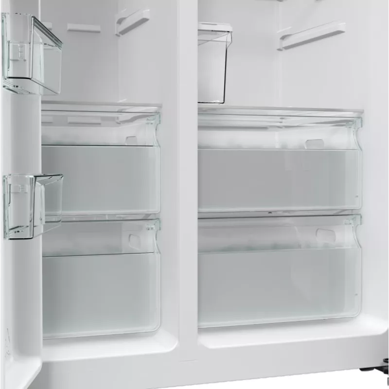 Hisense RS5P535NTFE side-by-side-jääkaappi vapaasti seisova 566 L musta