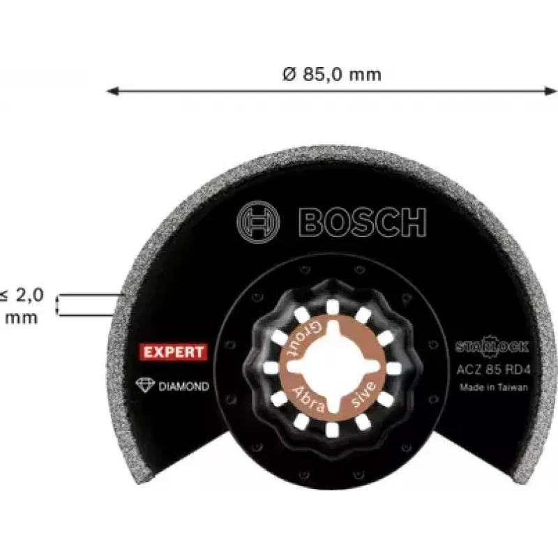 Bosch 2 608 900 035 monitoimityökalun lisäosa segmenttiterä