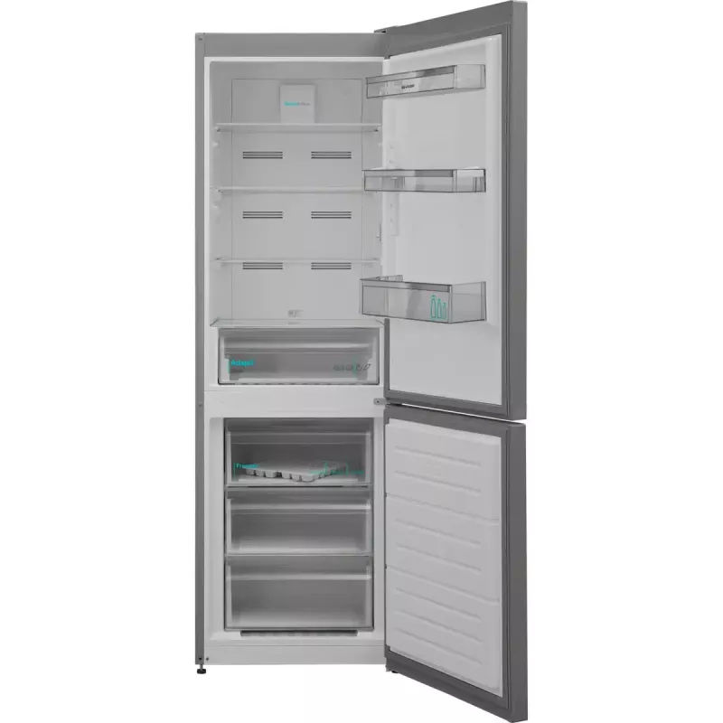 Sharp SJ-BA09RMXLC-EU, jääkaappi-pakastin (ruostumaton teräs)