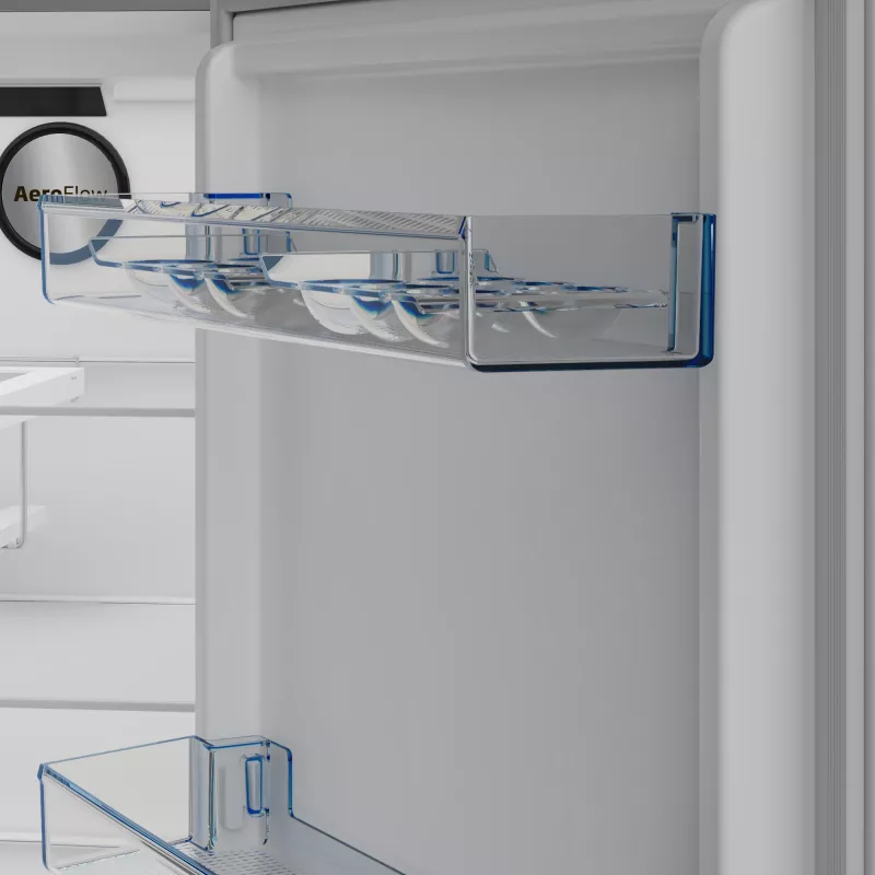 Beko B3RMLNE444HXB jääkaappi vapaasti seisova 365 L ruostumaton teräs