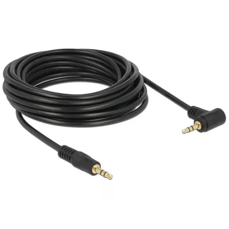 Audiokaapeli 3,5 mm M/M DeLOCK 83760 5 m musta