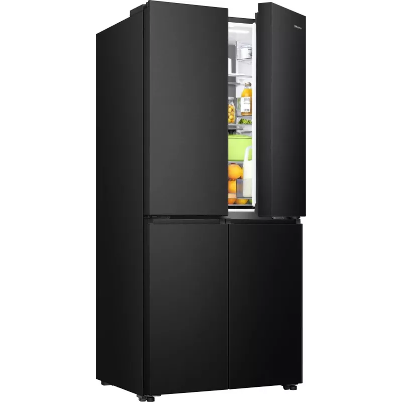 Hisense RQ5P470SAFD vapaasti seisova 483 L musta, ruostumaton teräs