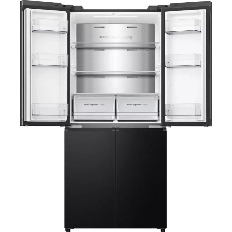 Hisense RQ5P470SAFD vapaasti seisova 483 L musta, ruostumaton teräs