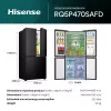 Hisense RQ5P470SAFD vapaasti seisova 483 L musta, ruostumaton teräs
