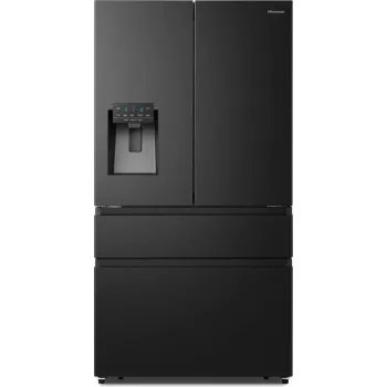 Hisense RF728N4SBFE side-by-side-jääkaappi vapaasti seisova 560 L musta