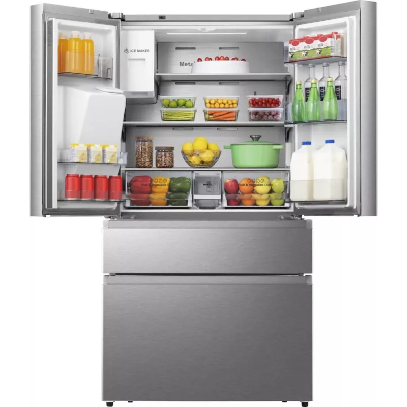 Hisense RF728N4SASE vapaasti seisova 560 L ruostumaton teräs